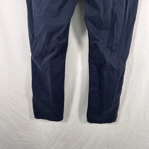 Polo Ralph Lauren Pants Men's 32x32 Blue Chino Pockets Button Zip Cotton Blend - Picture 13 of 13